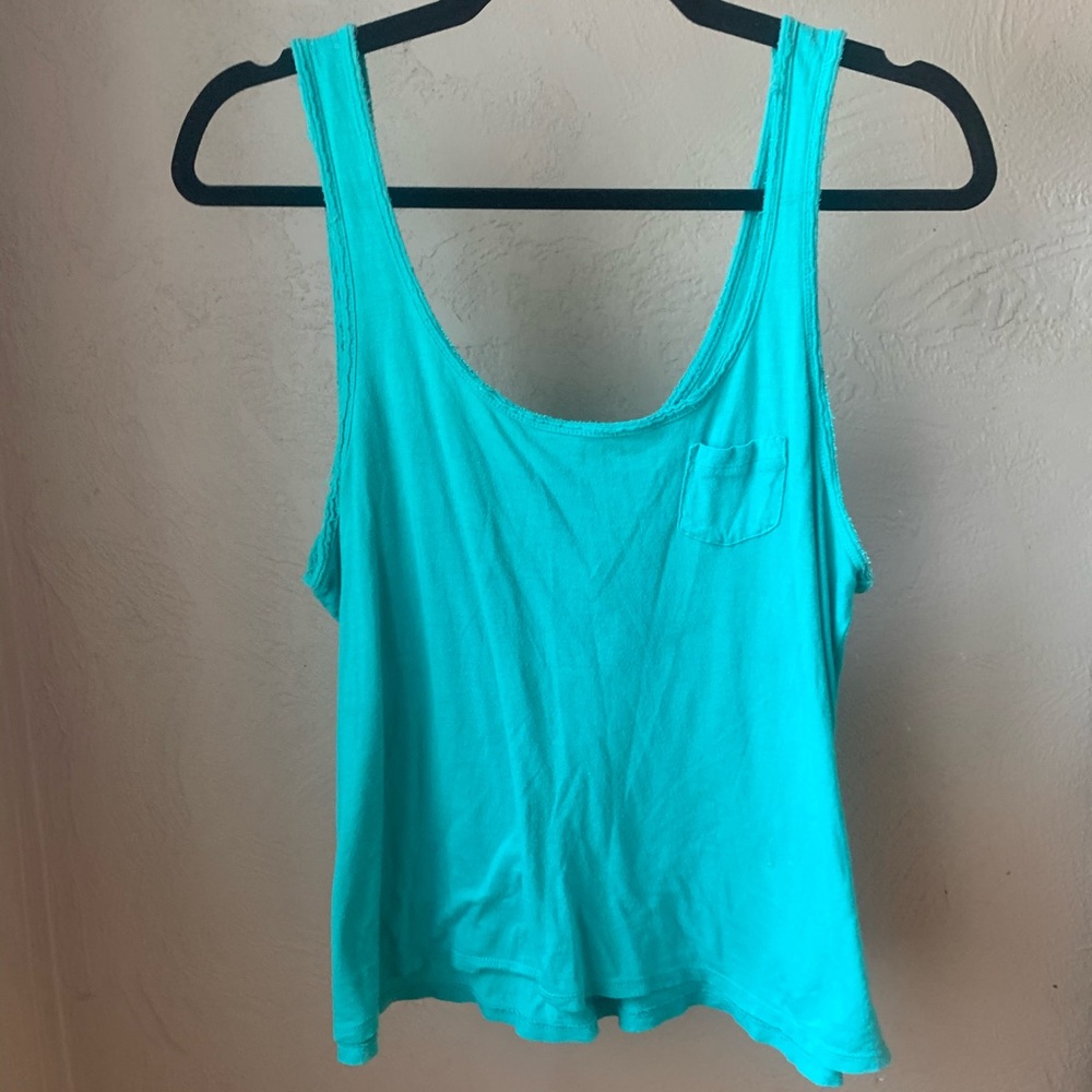 Teal tank top